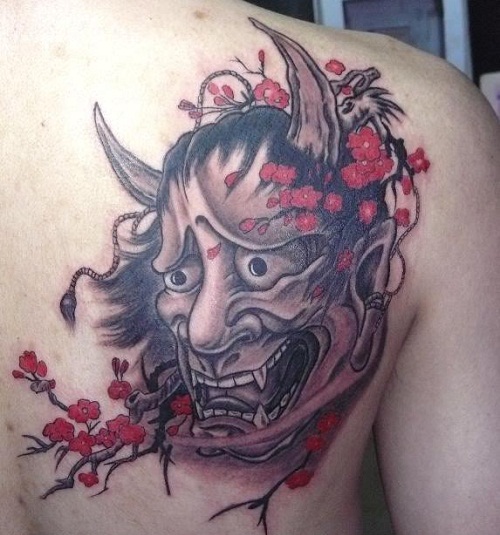 Hình xăm chân dung geisha thực hiện tại BT Tattoo